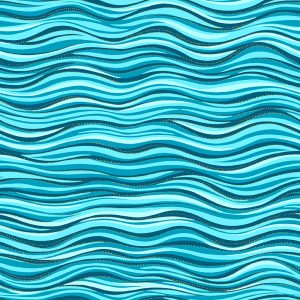LB Basic Wave 1331 33M Aqua Gold Metallic